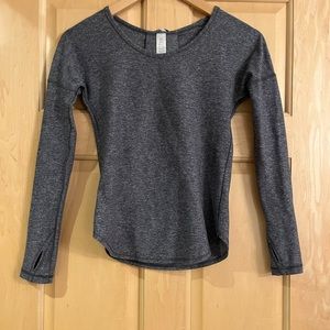 Ivivva Long Sleeve Heather Gray Shirt 8
